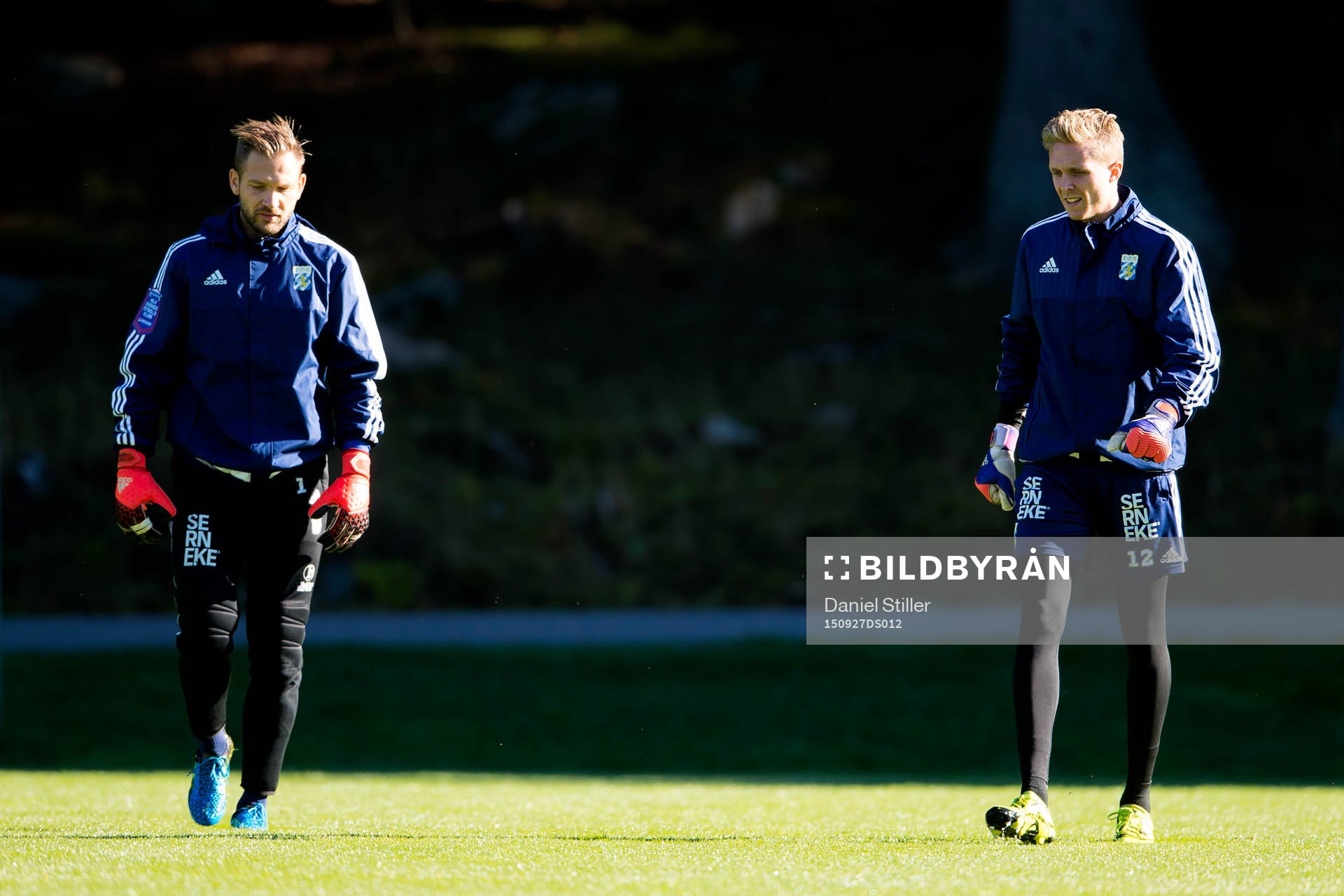 IFK Göteborgs målvakt John Alvbåge och målvakt Marcus