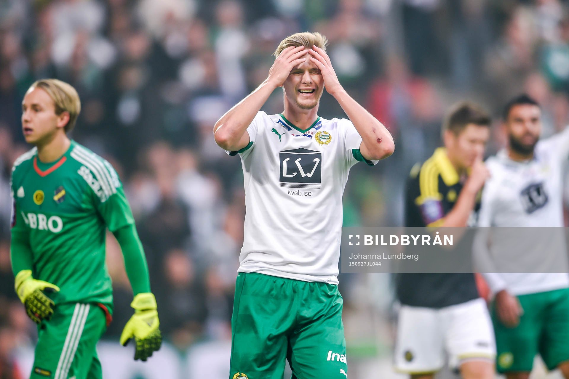 Hammarbys Erik Israelsson deppar