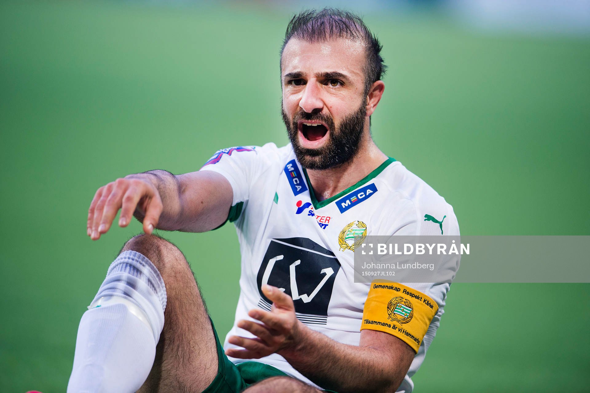 Hammarbys Kennedy Bakircioglu har ont