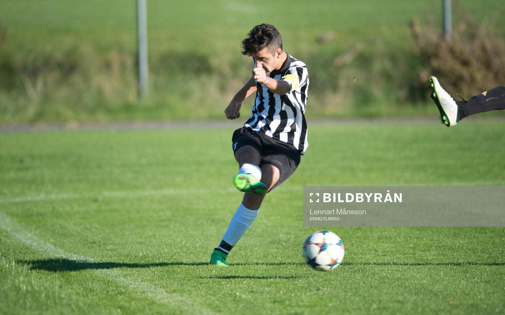  i matchen i juniorallsvenskan mellan IFK Hässleholm och Landskrona BoIS i Hässleholm 27 september 2015.