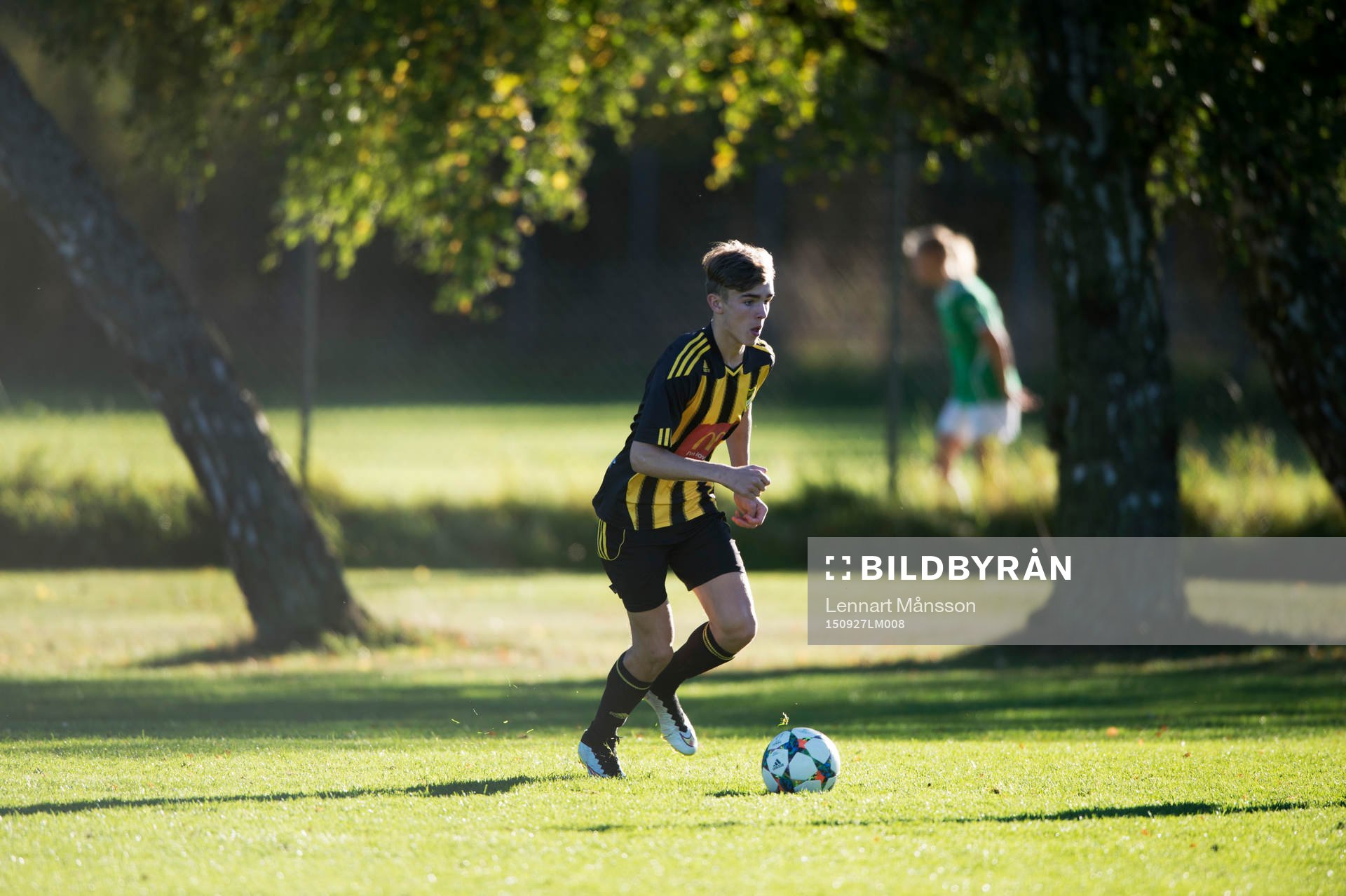 i matchen i juniorallsvenskan mellan IFK Hässleholm och