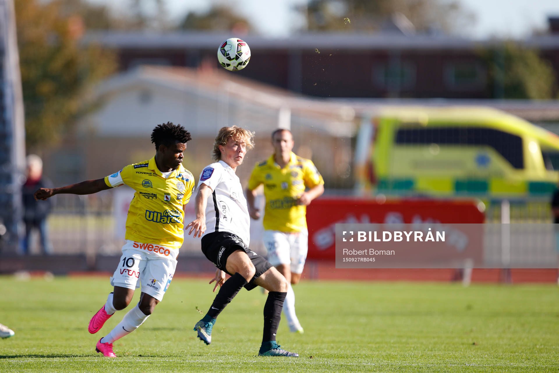 Falkenbergs Godsway Donyoh och Häckens Joel Andersson