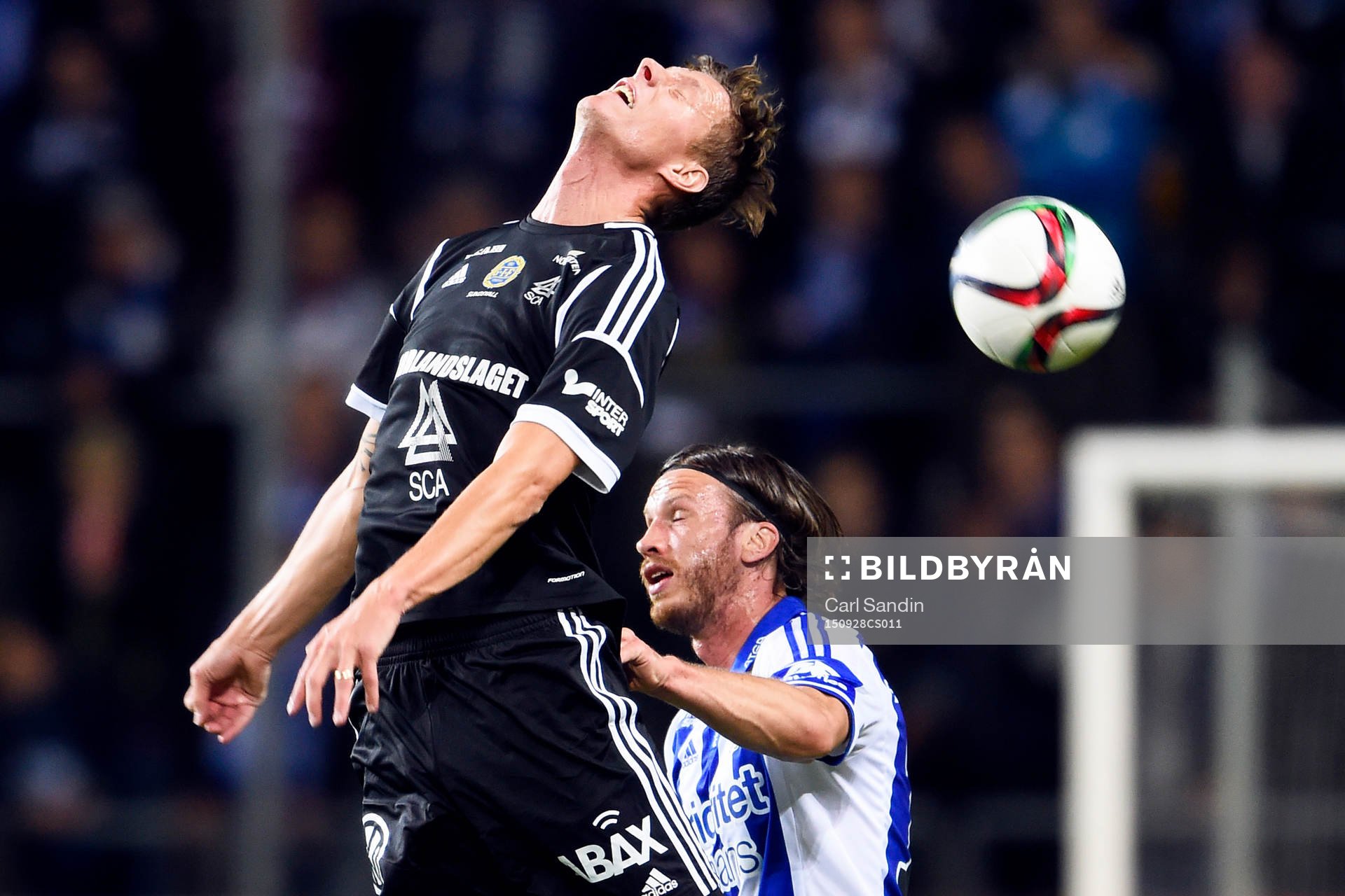 Sundsvalls Johan Eklund och IFK Göteborgs Gustav Svensson