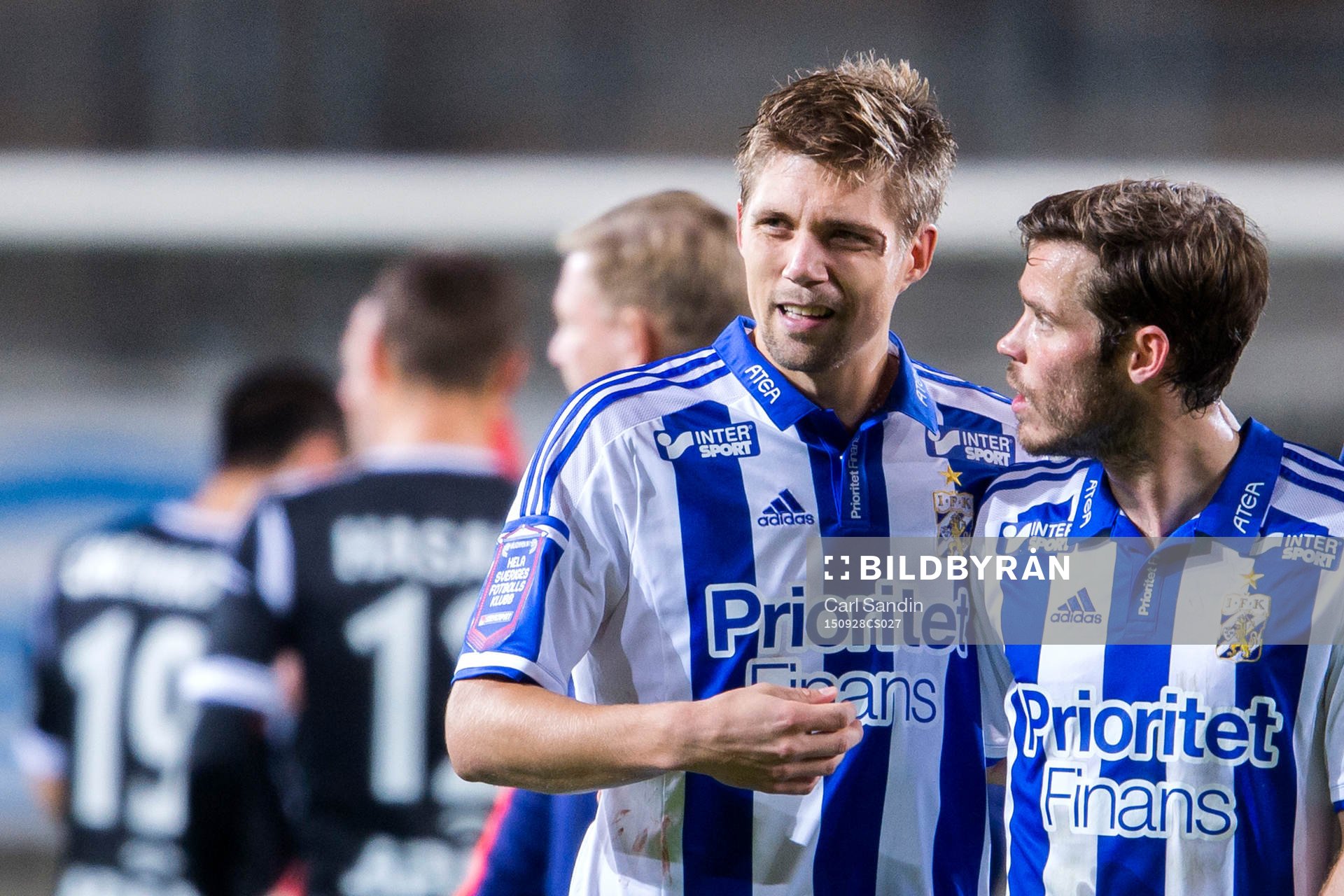 IFK Göteborgs Mikael Boman och Emil Salomonsson