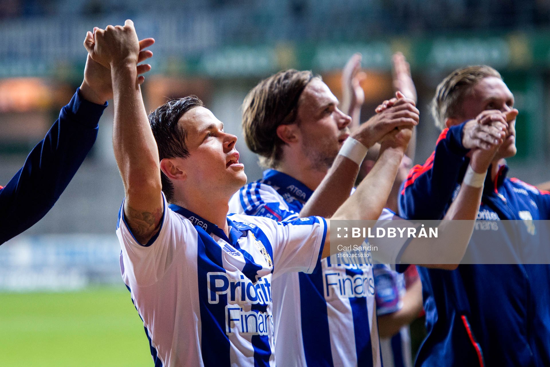 IFK Göteborgs Mads Winther Albeck tackar publiken