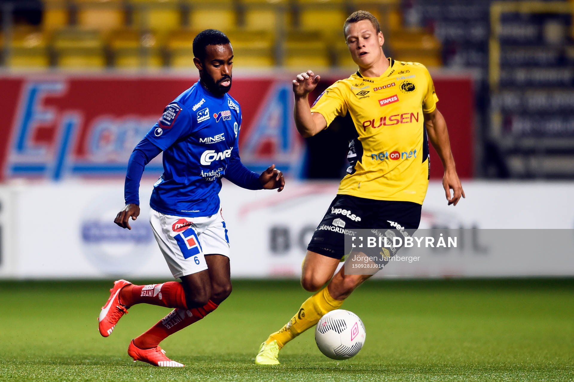 Åtvidabergs Mohammed Abubakari och Elfsborgs Viktor