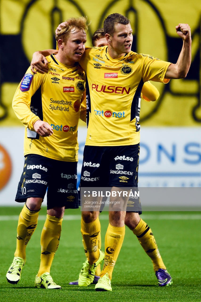 Elfsborgs Simon Lundevall jublar