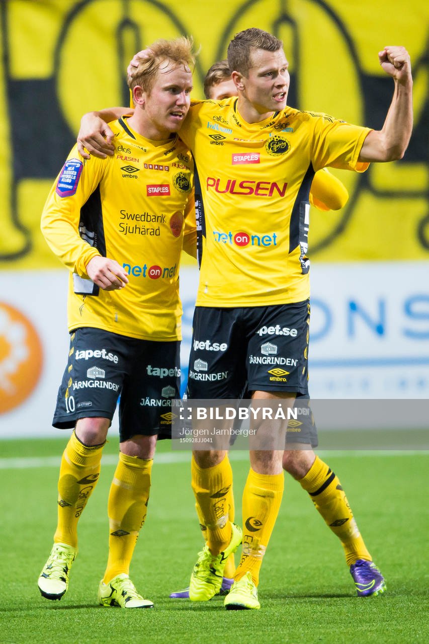 Elfsborgs Simon Lundevall jublar