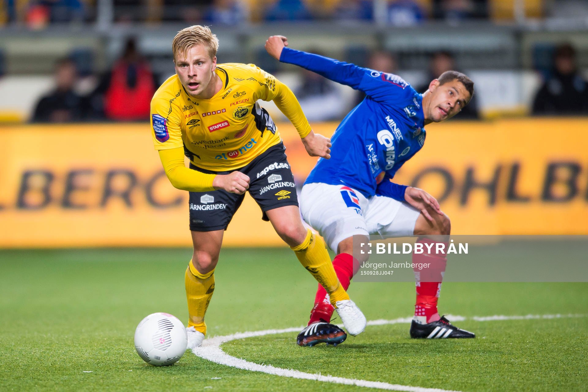 Elfsborgs Per Frick och Åtvidabergs Mauricio Albornoz