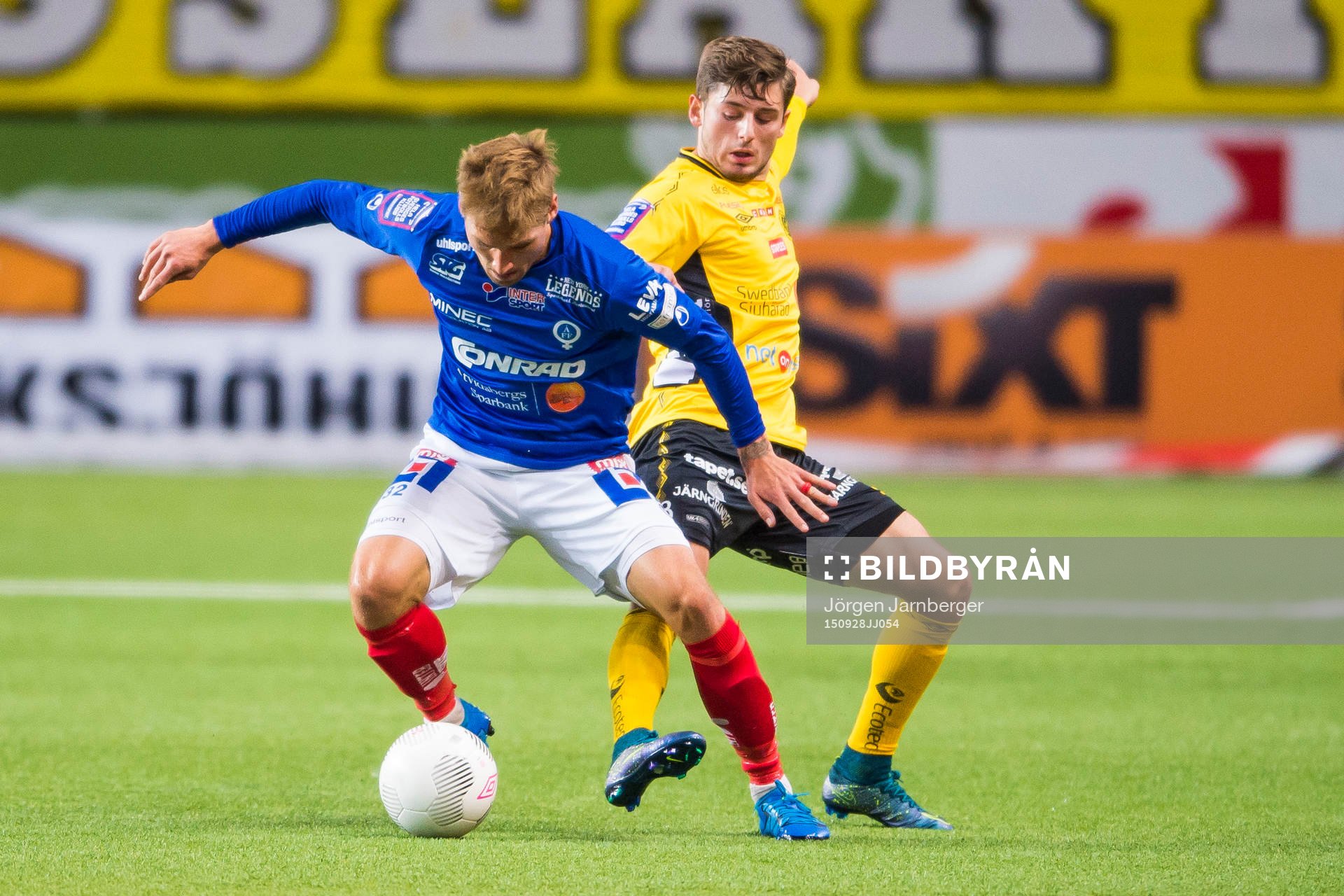 Åtvidabergs Martin Christensen och Elfsborgs Arber Zeneli