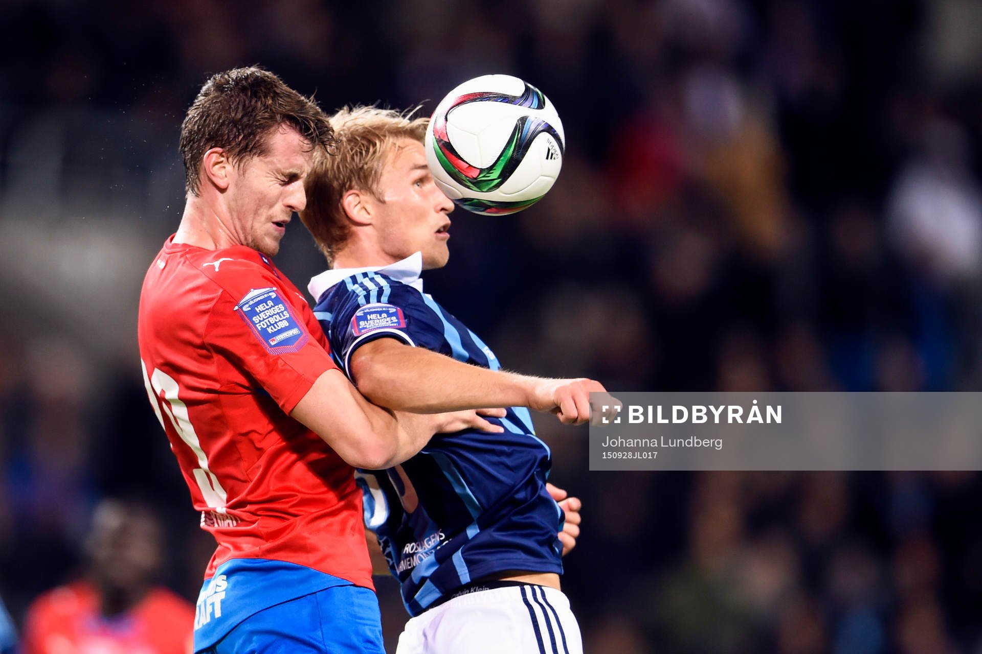 Djurgårdens Sebastian Andersson och Helsingborgs Jesper