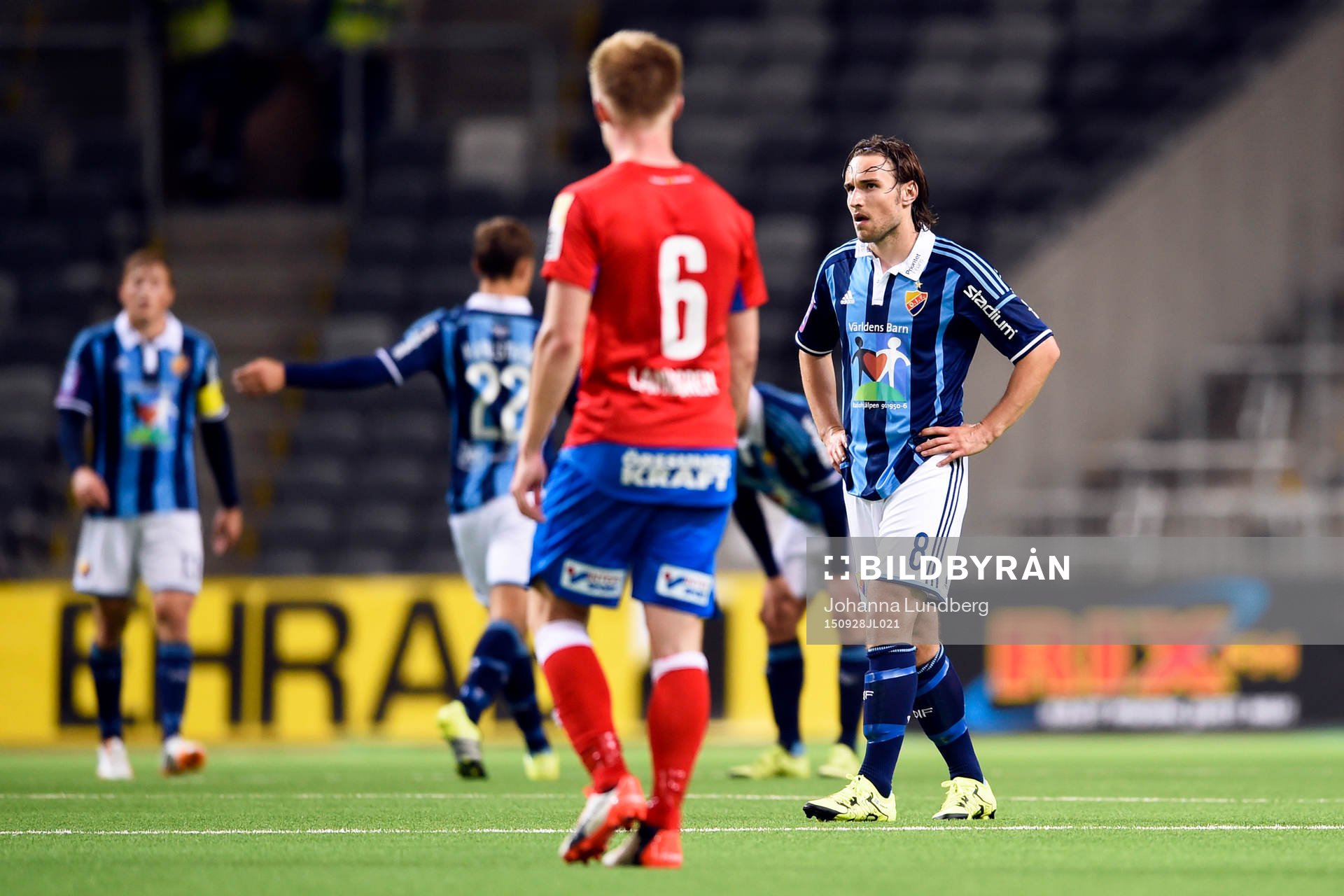 Djurgårdens Kevin Walker deppar