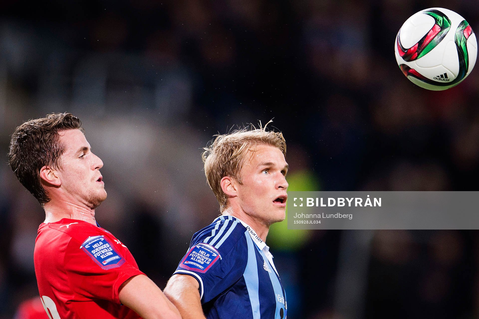 Helsingborgs Jesper Björkman och Djurgårdens Sebastian