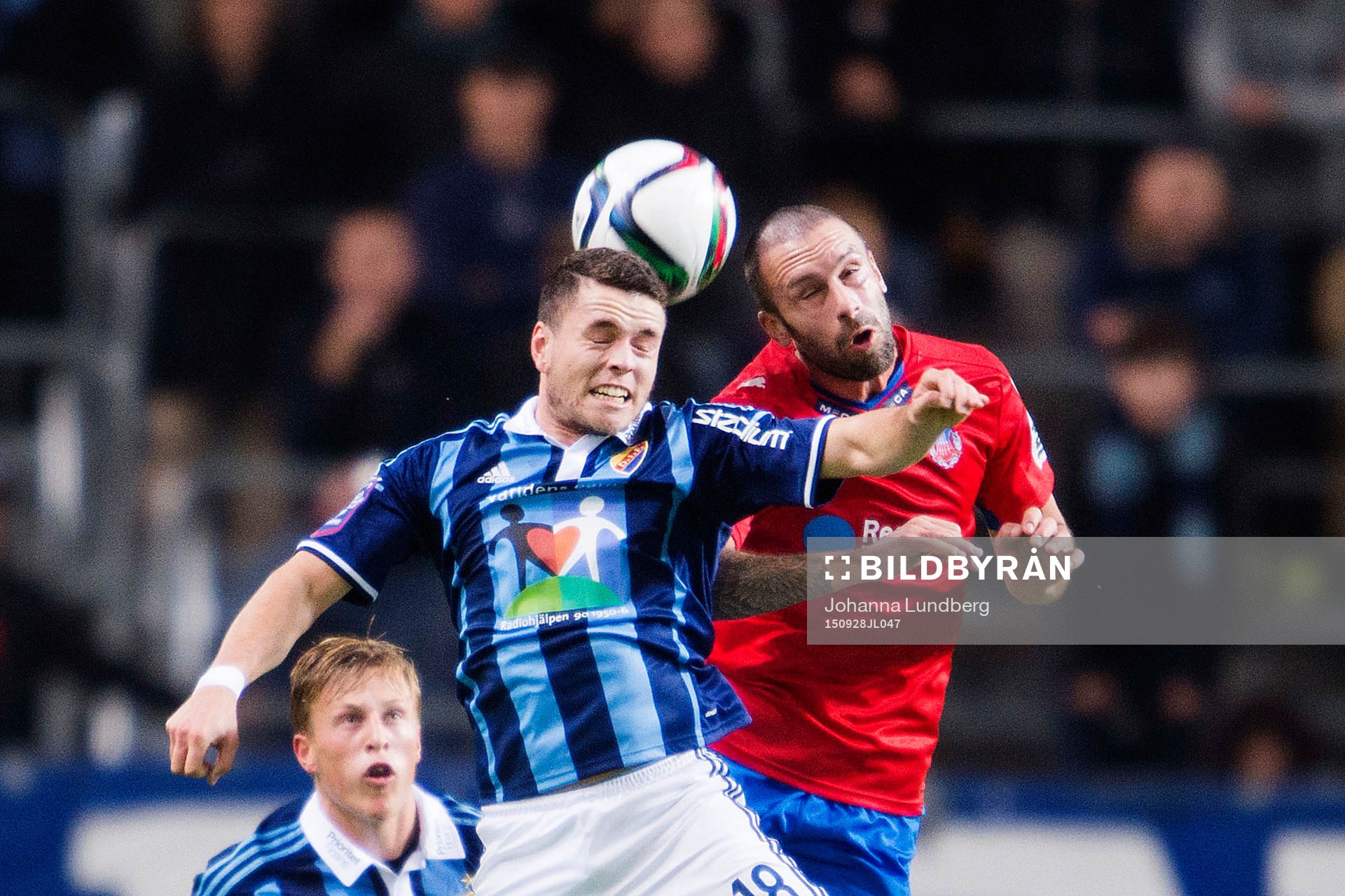 Djurgårdens Kerim Mrabti och Helsingborgs Rade Prica