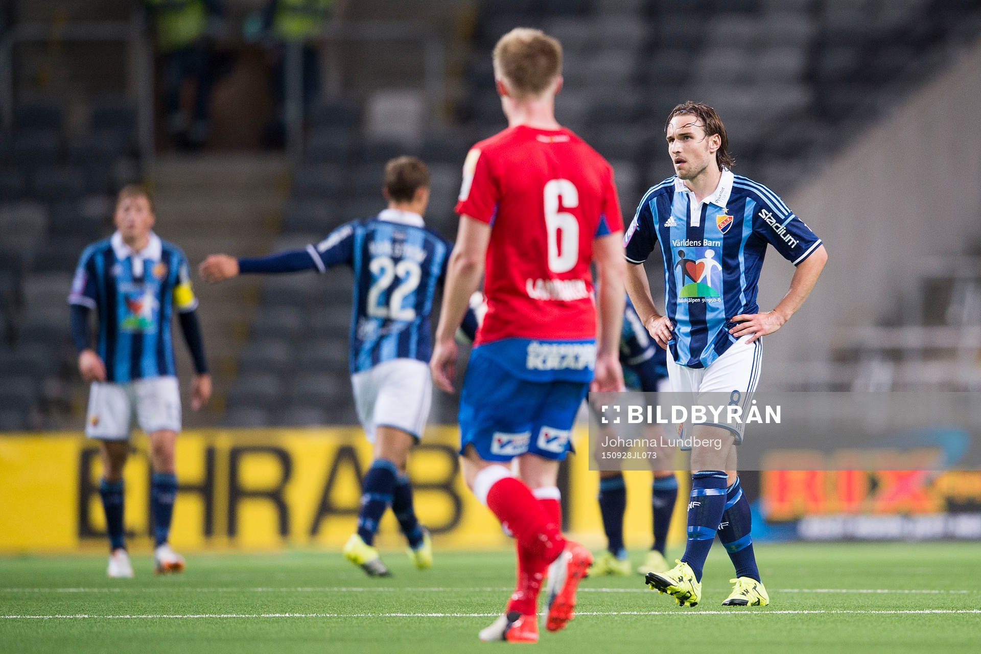 Djurgårdens Kevin Walker deppar