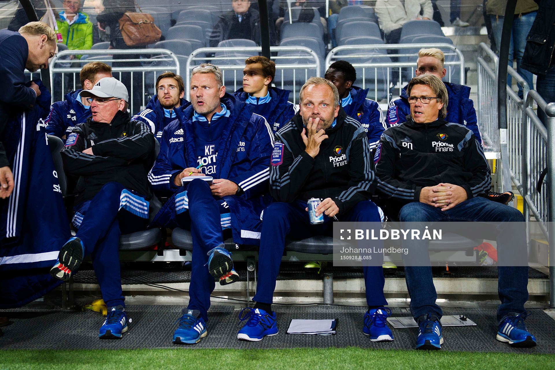 Djurgårdens assisterande tränare Anders Johansson och