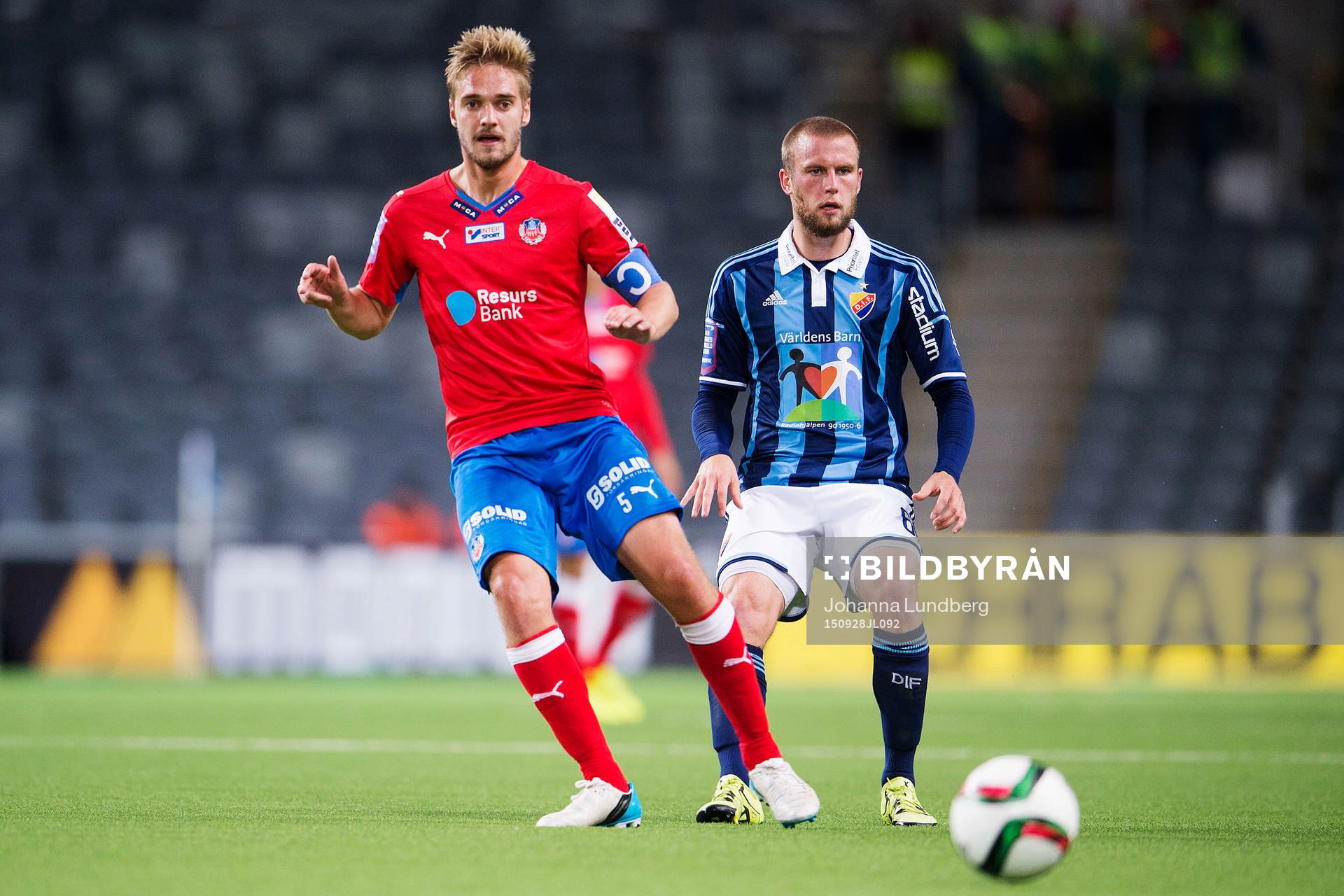 Helsingborgs Johan Mårtensson och Djurgårdens Alexander