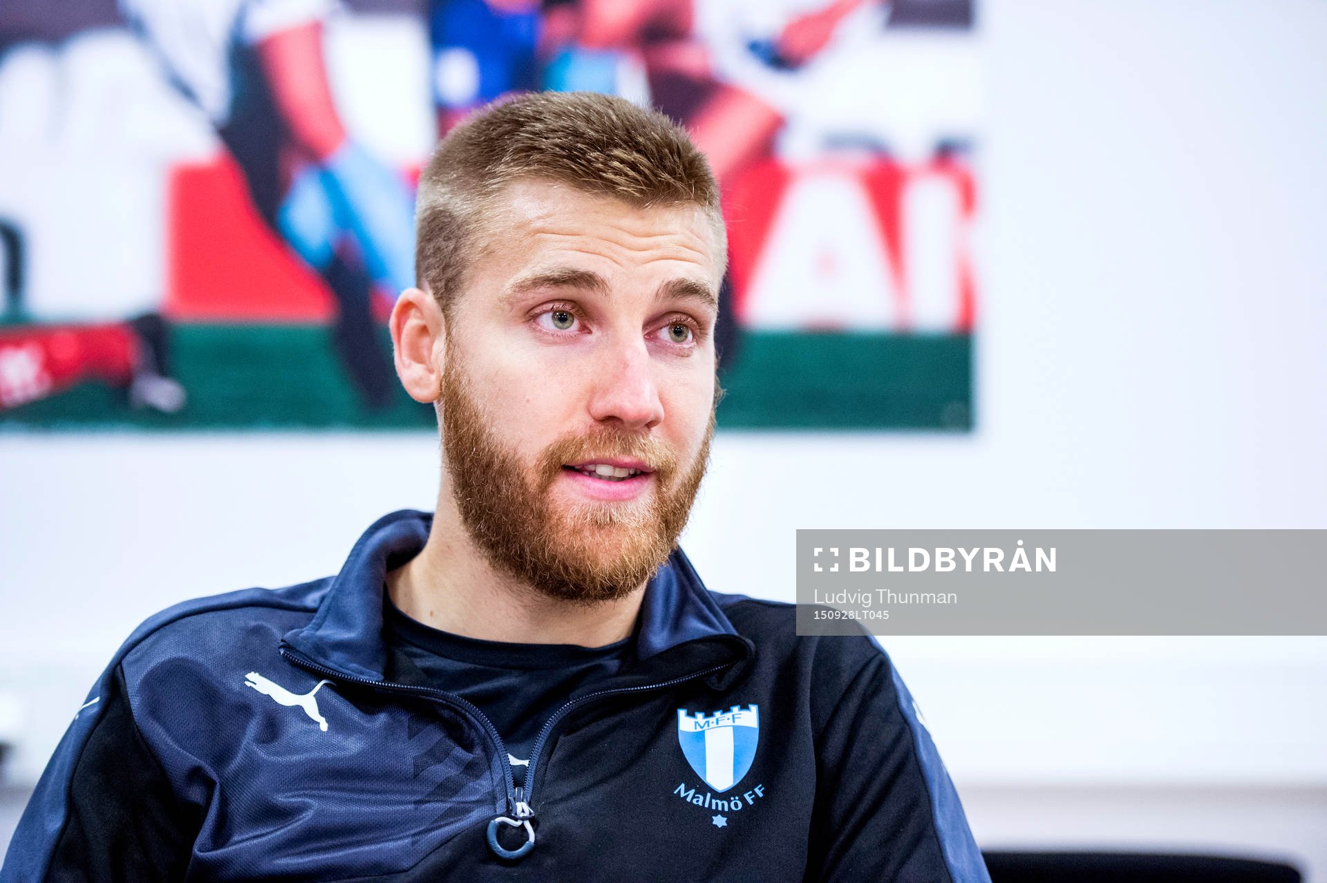 Malmös Rasmus Bengtsson intevjuas