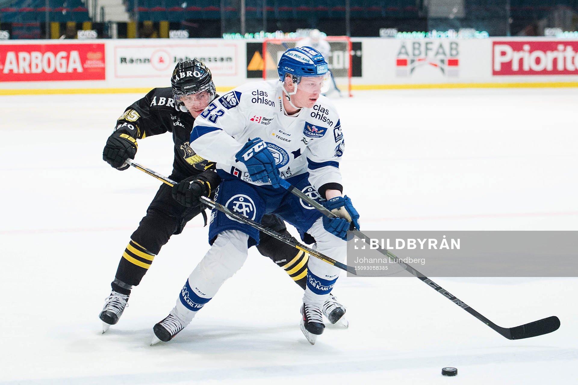 s Oscar Steen jagar Leksands Lars Bryggman