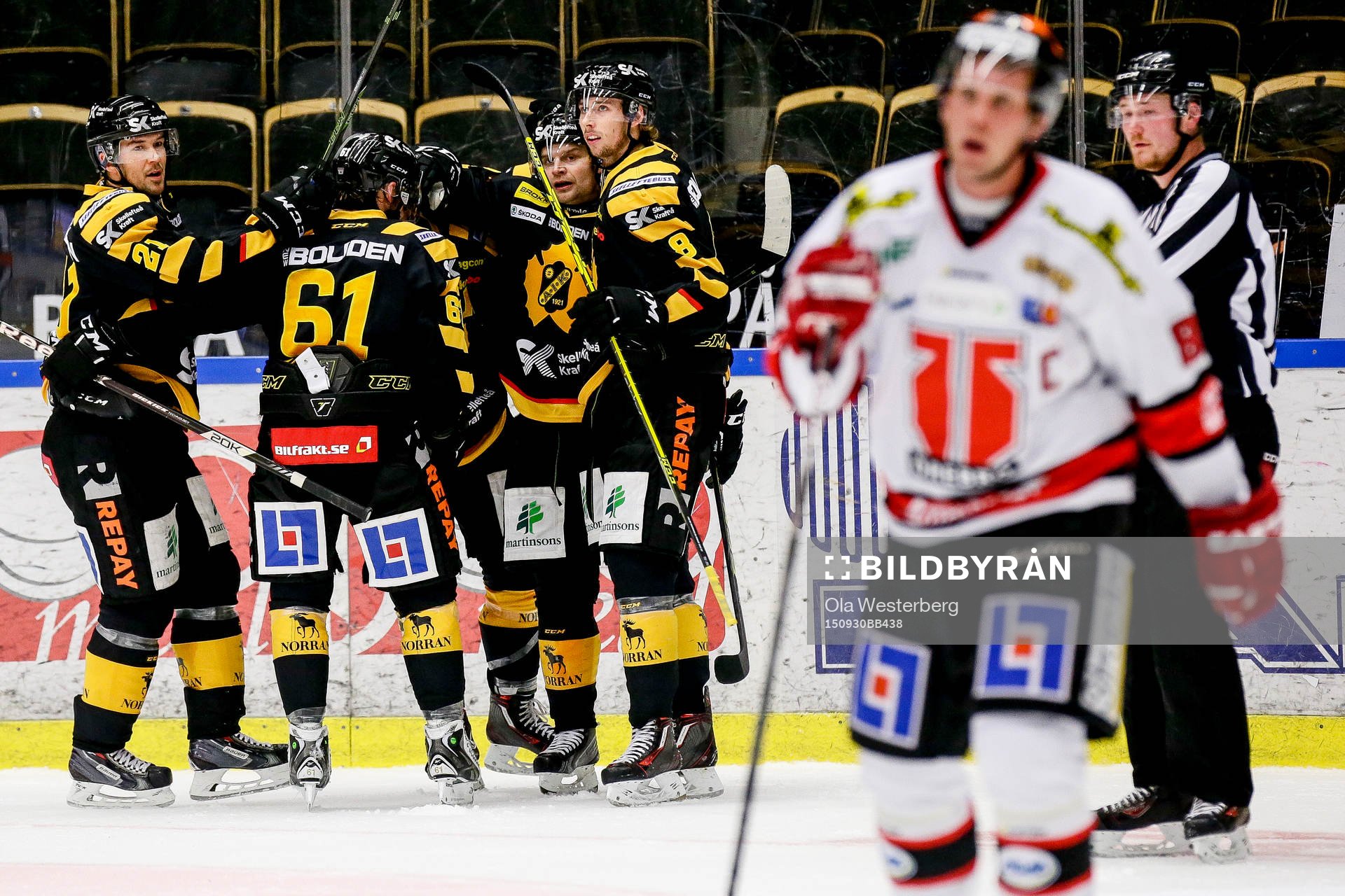 Skellefteås Jimmie Ericsson , Fredrik Lindgren , Janne