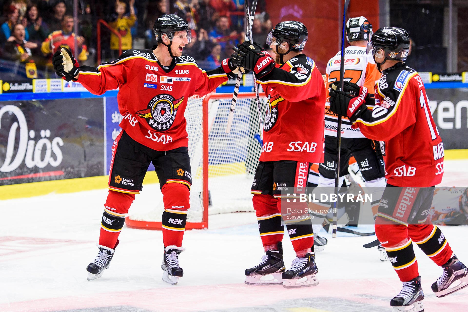 Luleås Anton Hedman jublar