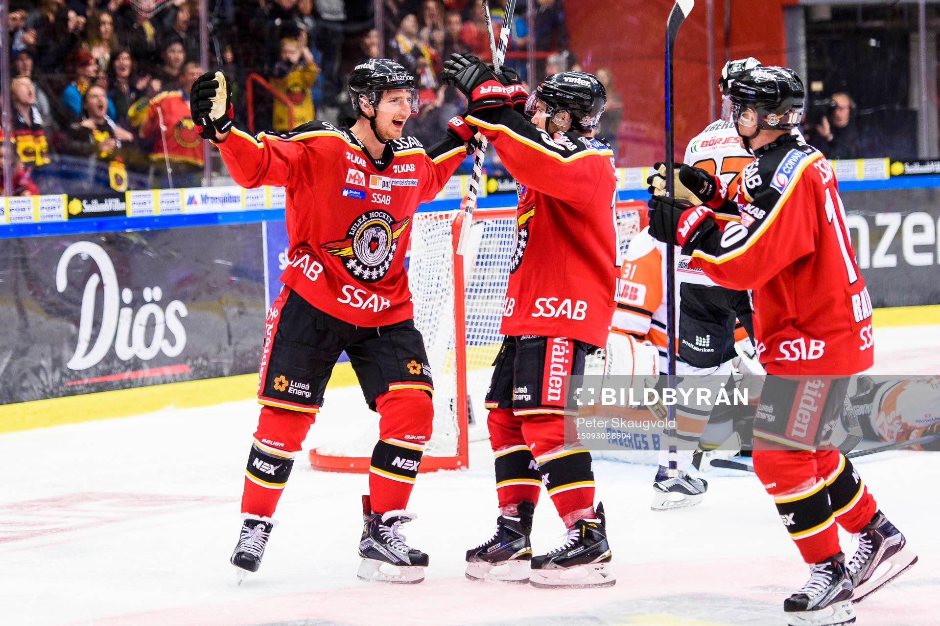 Luleås Anton Hedman jublar