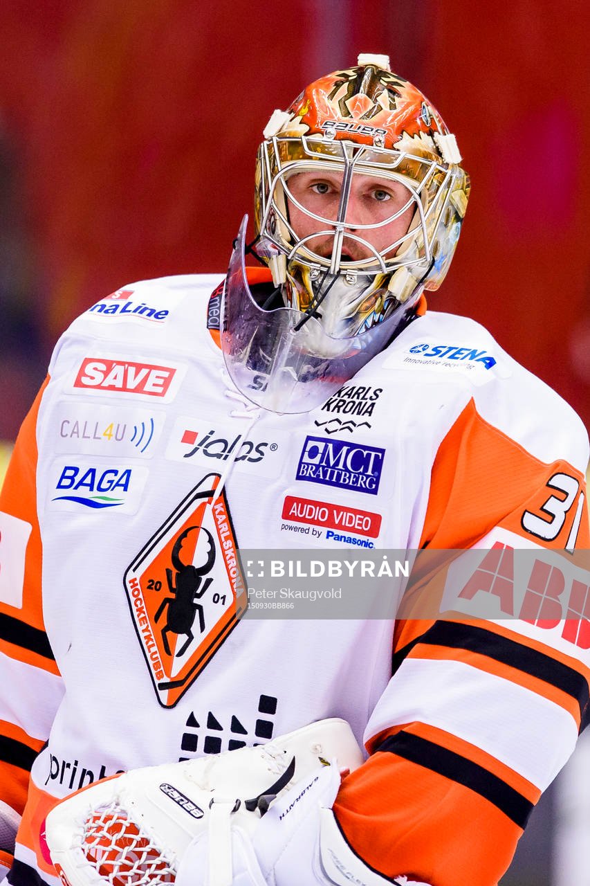 Karlskronas målvakt Patrick Galbraith