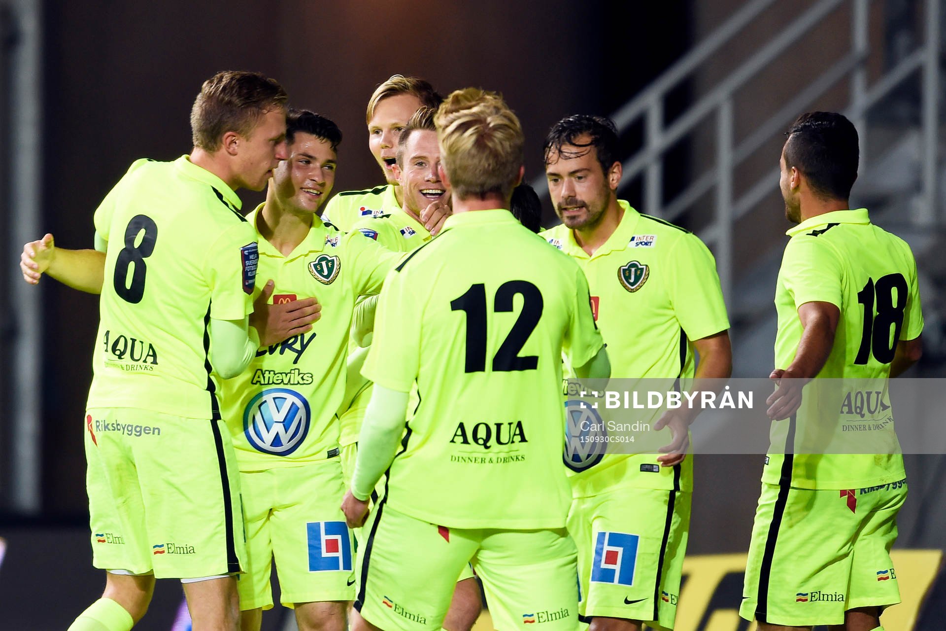 Jönköpings Daryl Smylie jublar