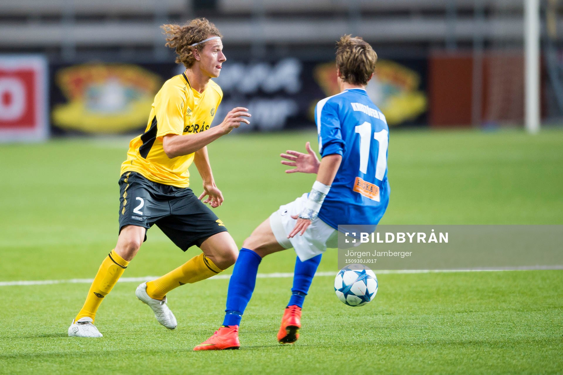 Elfsborgs Christopher Mc Vey tar sig förbi Stjarnans