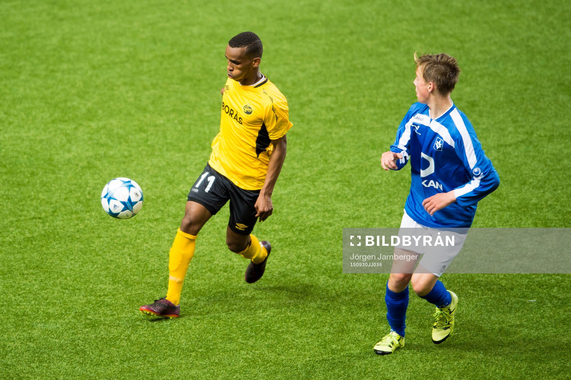 Elfsborgs Aydrus Hassan Ibrahim och Stjarnans Pall Helgason