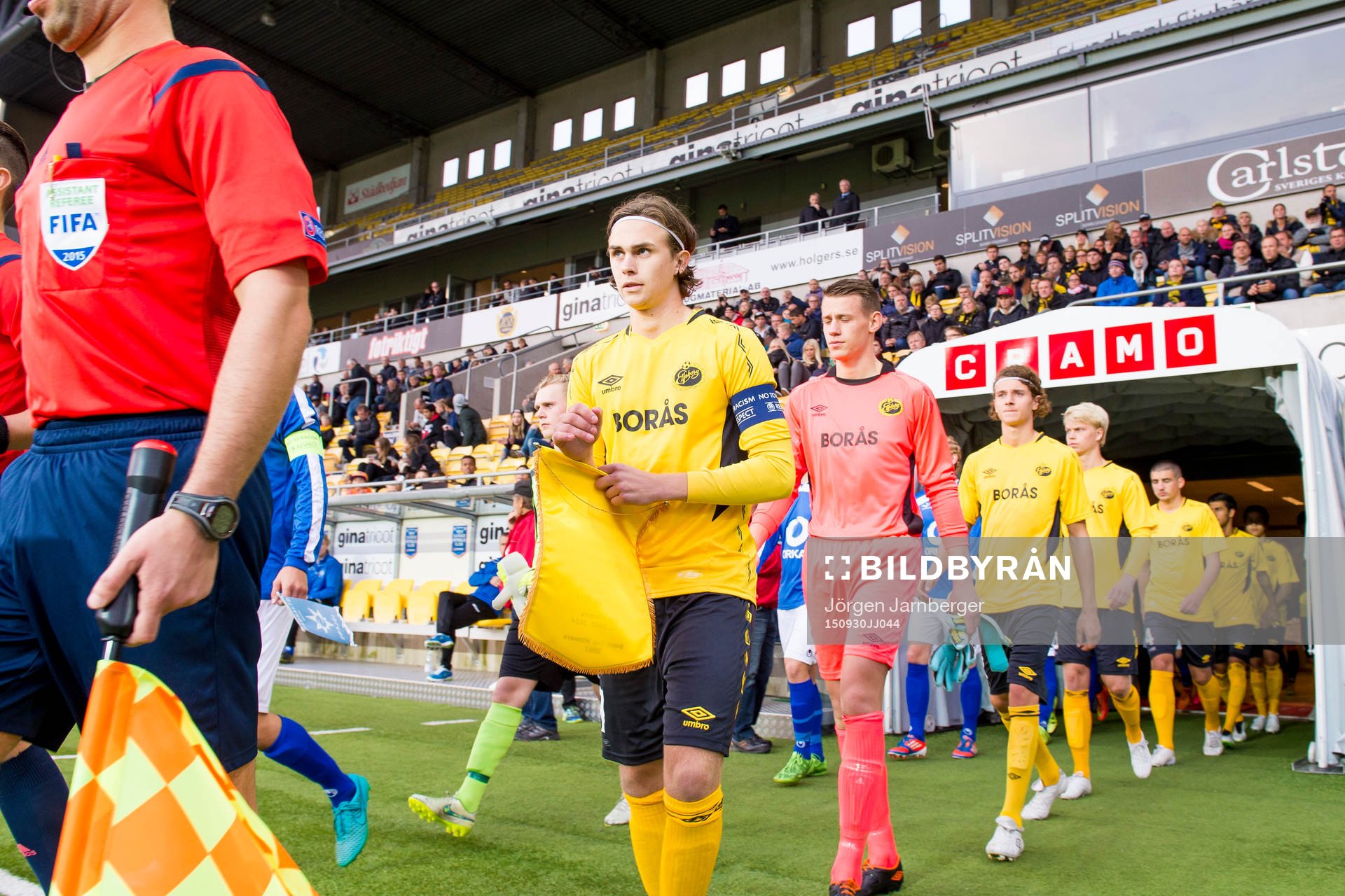 under en fotbollsmatch i U19 UEFA Youth League mellan