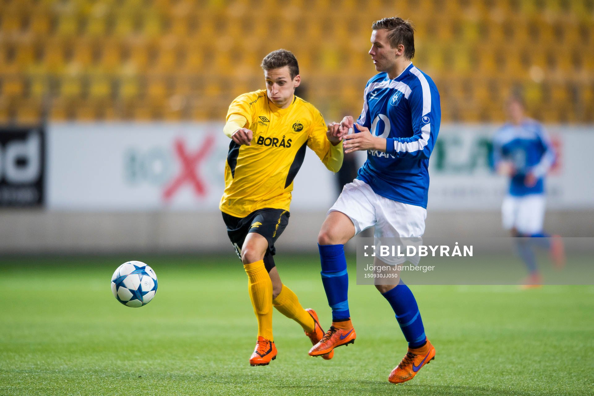 Elfsborgs Arian Kabashi och Stjarnans Arnar Steinn Hanson