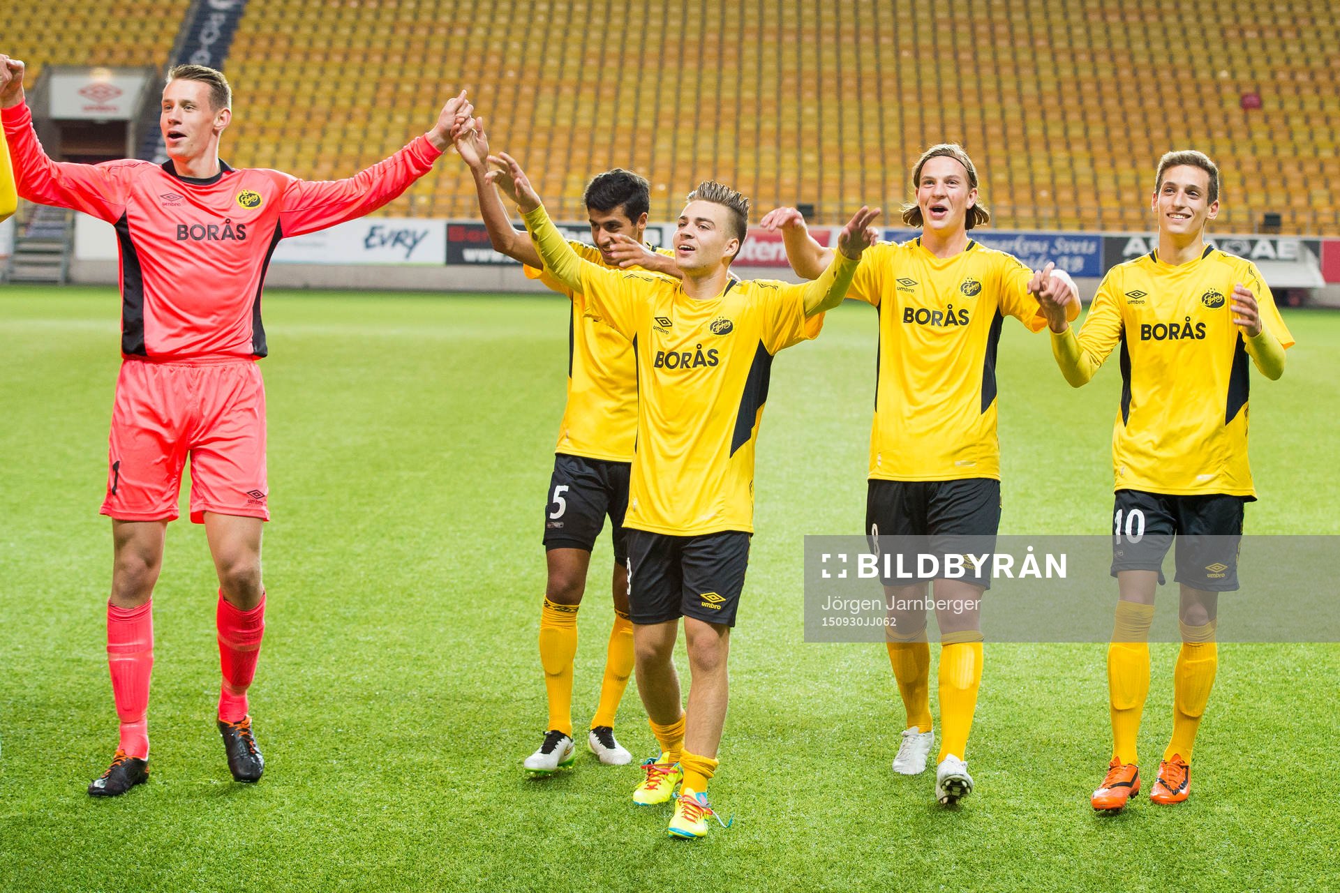 Elfsborgs spelare jublar