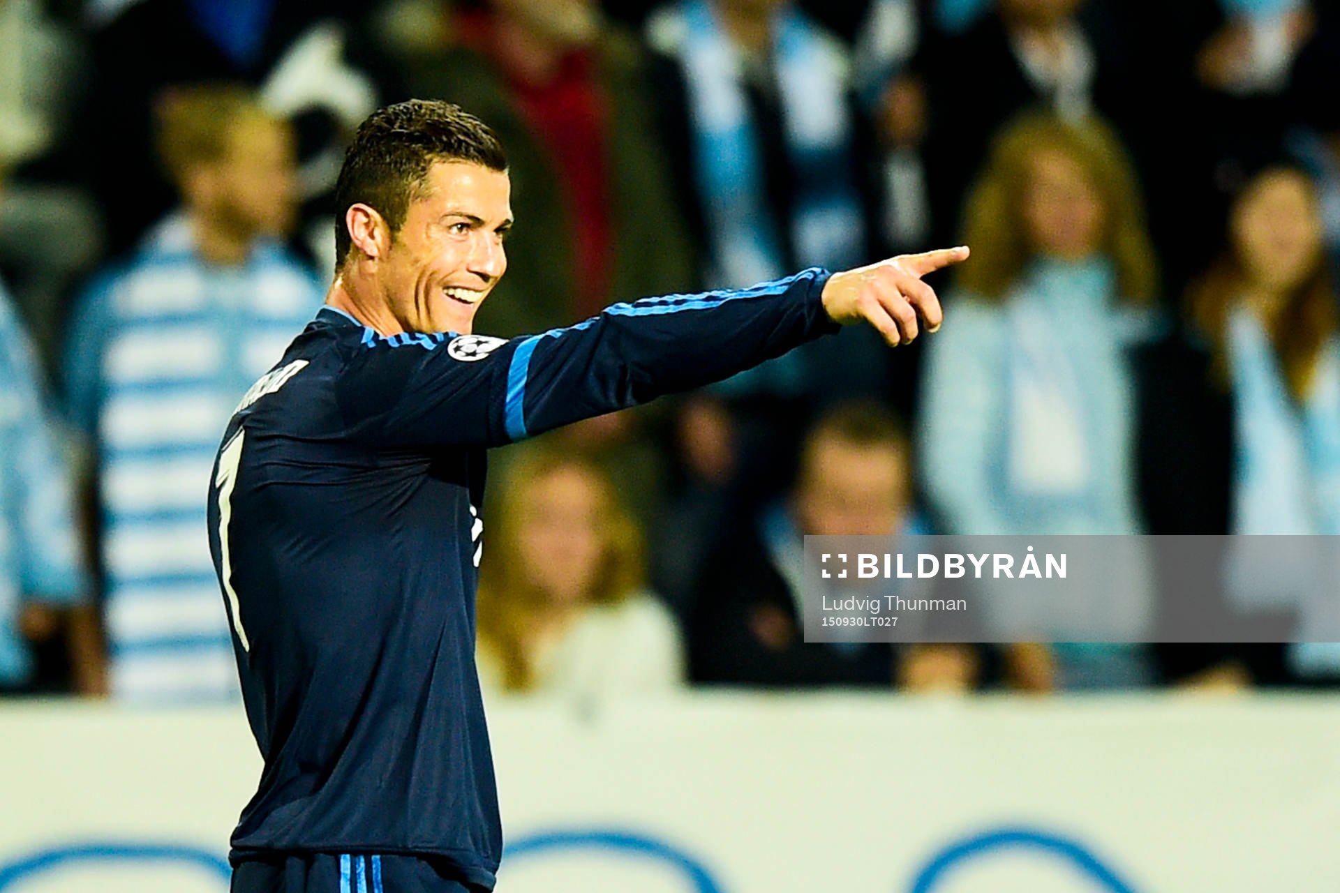 Real Madrids Cristiano Ronaldo jublar
