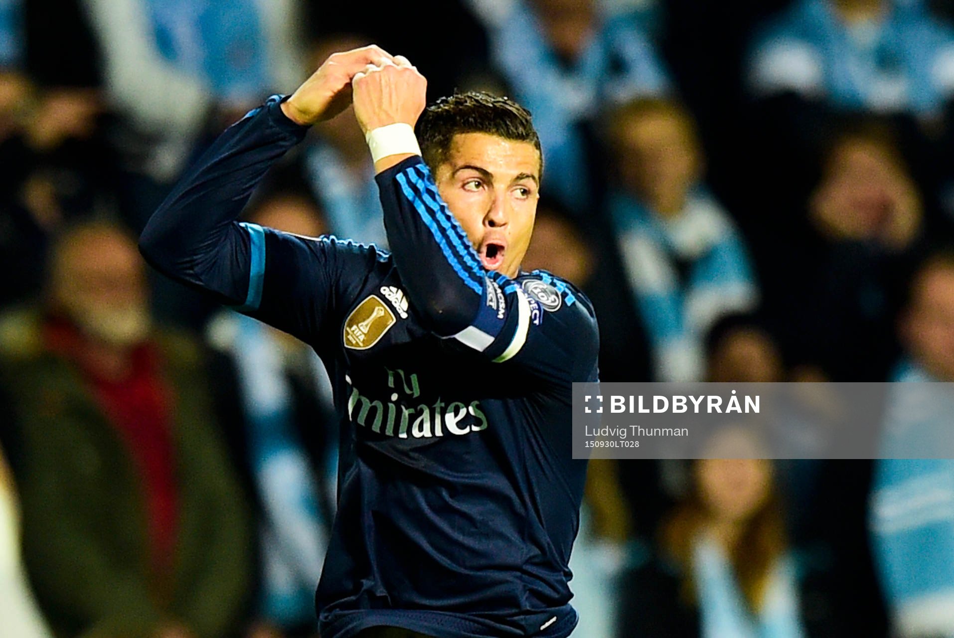 Real Madrids Cristiano Ronaldo jublar