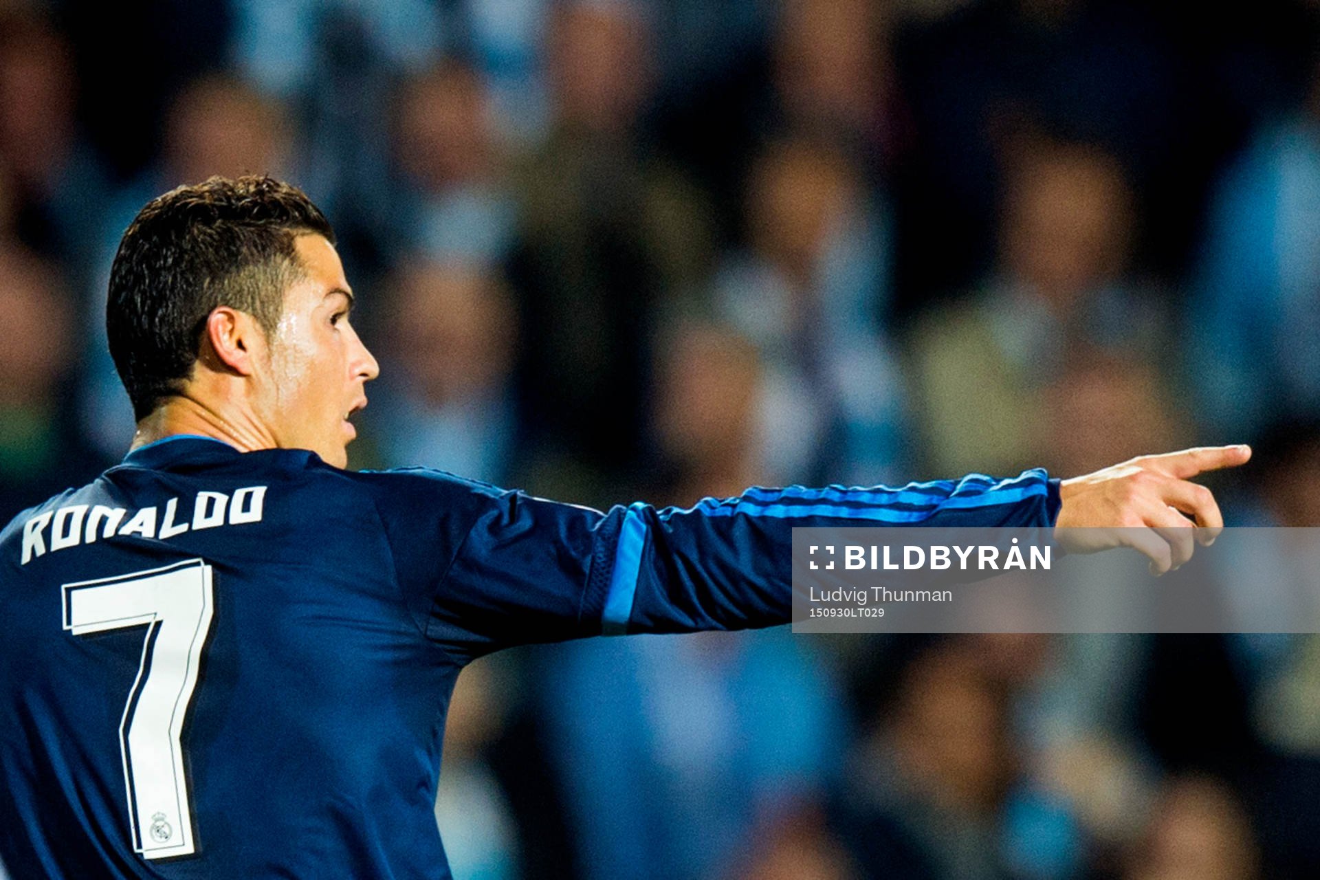 Real Madrids Cristiano Ronaldo jublar
