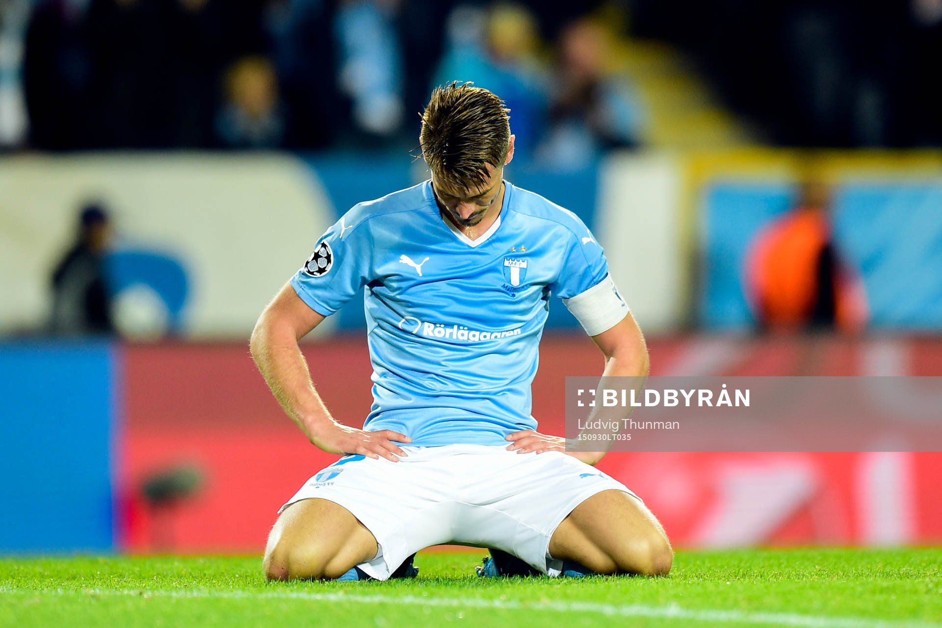 Malmö FFs Markus Rosenberg deppar