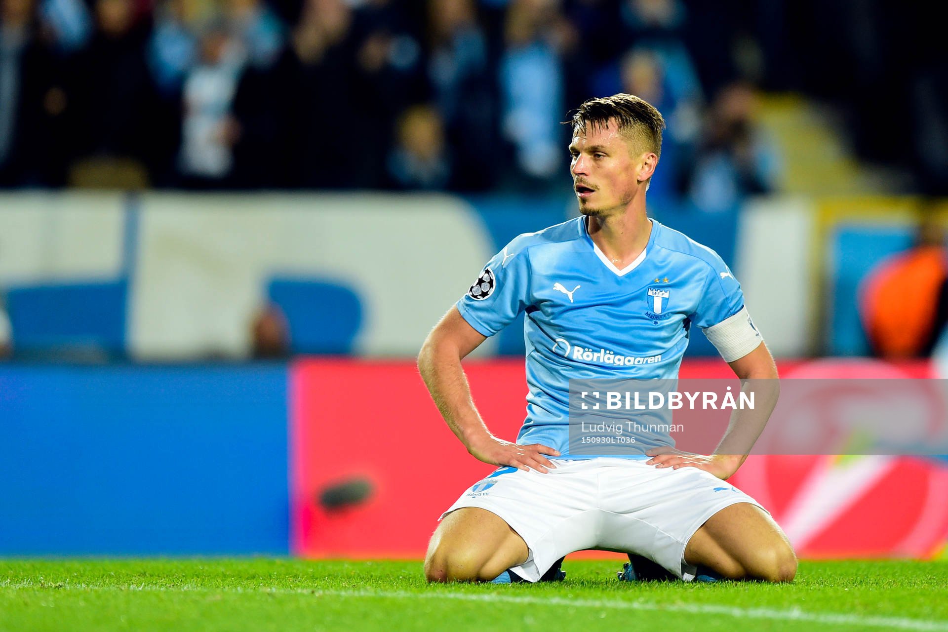 Malmö FFs Markus Rosenberg deppar