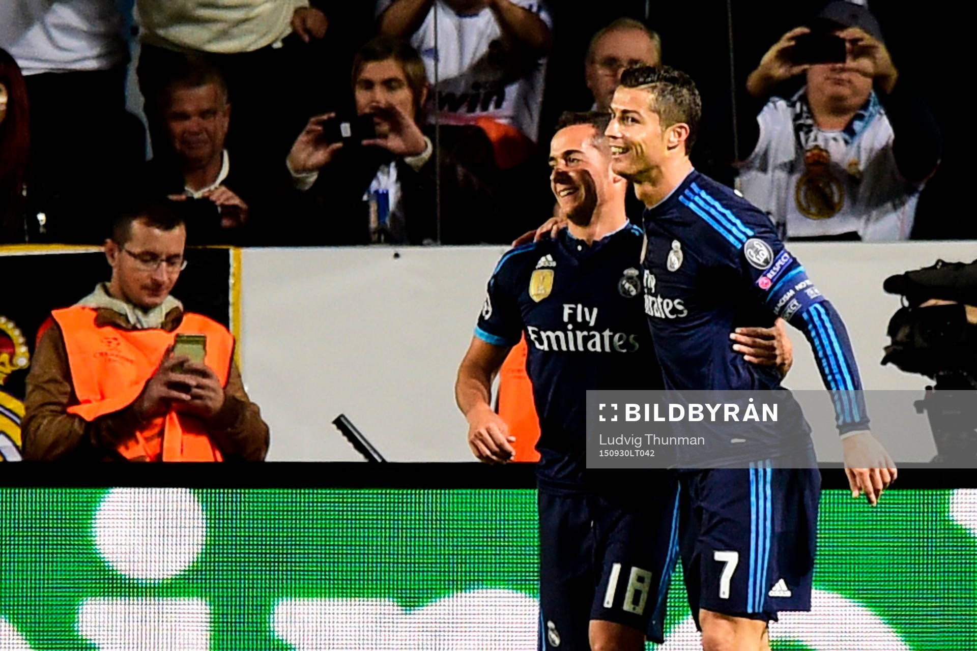 Real Madrids Cristiano Ronaldo jublar
