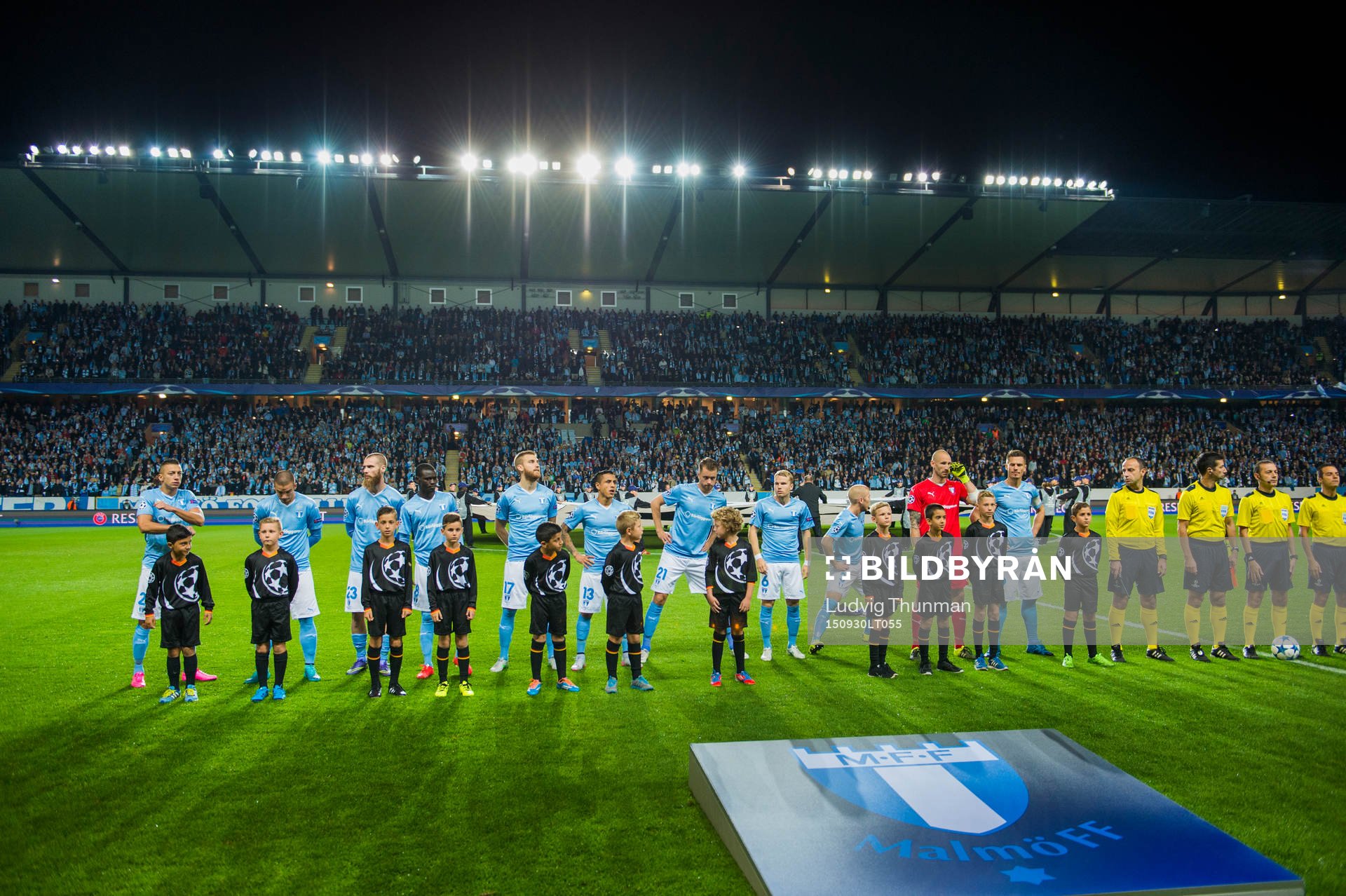 Malmö FFs spelare ställer upp