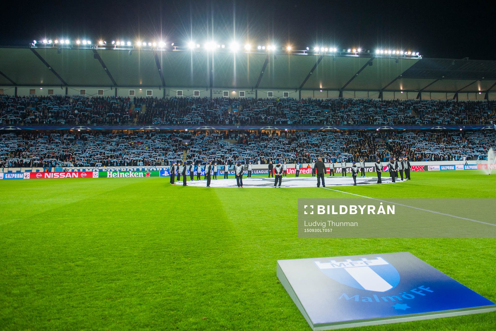 Interiör över Swedbank Stadion