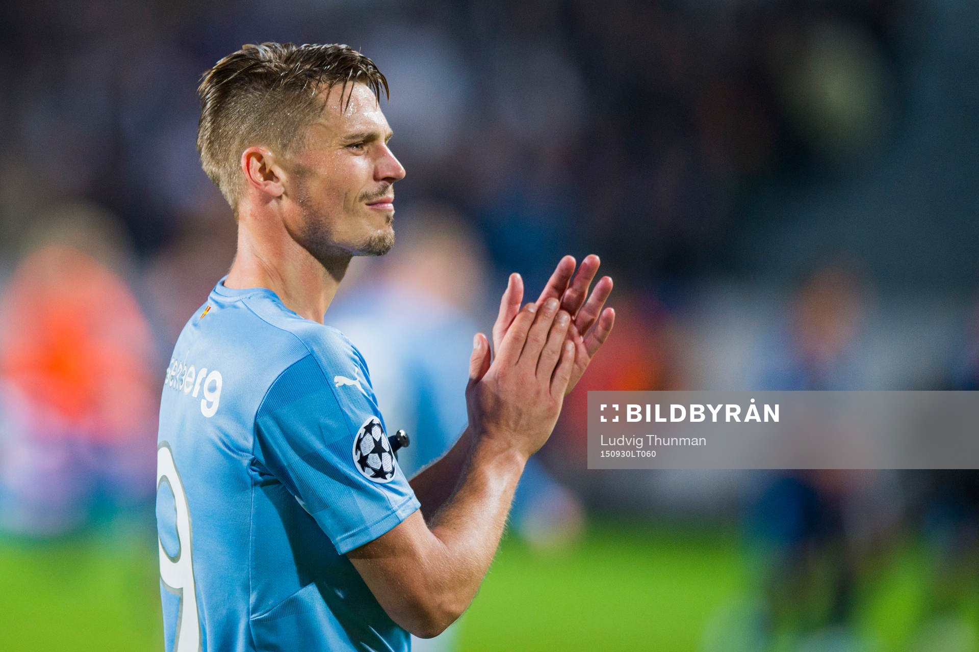 Malmö FFs Markus Rosenberg tackar publiken