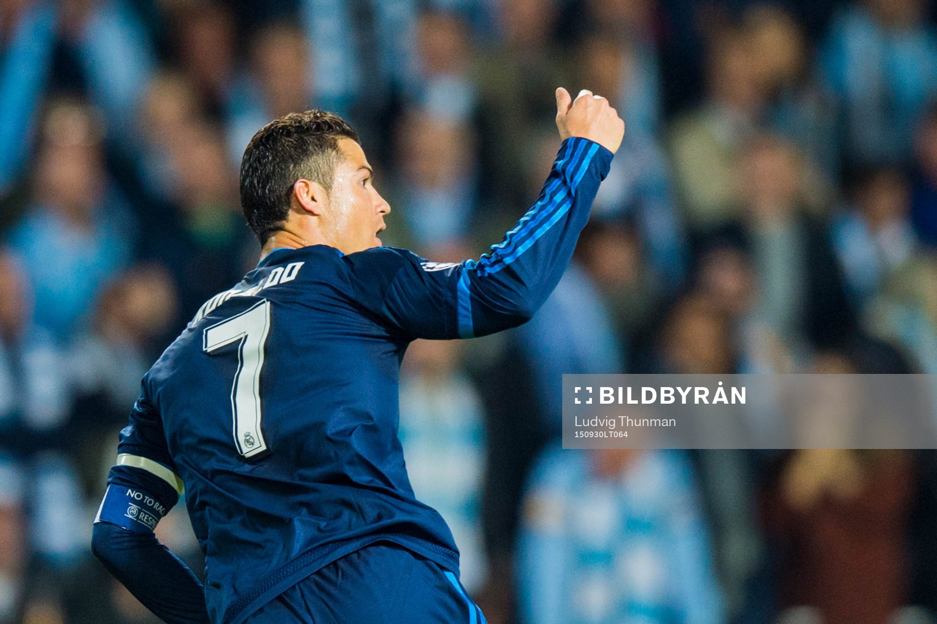 Real Madrids Cristiano Ronaldo jublar