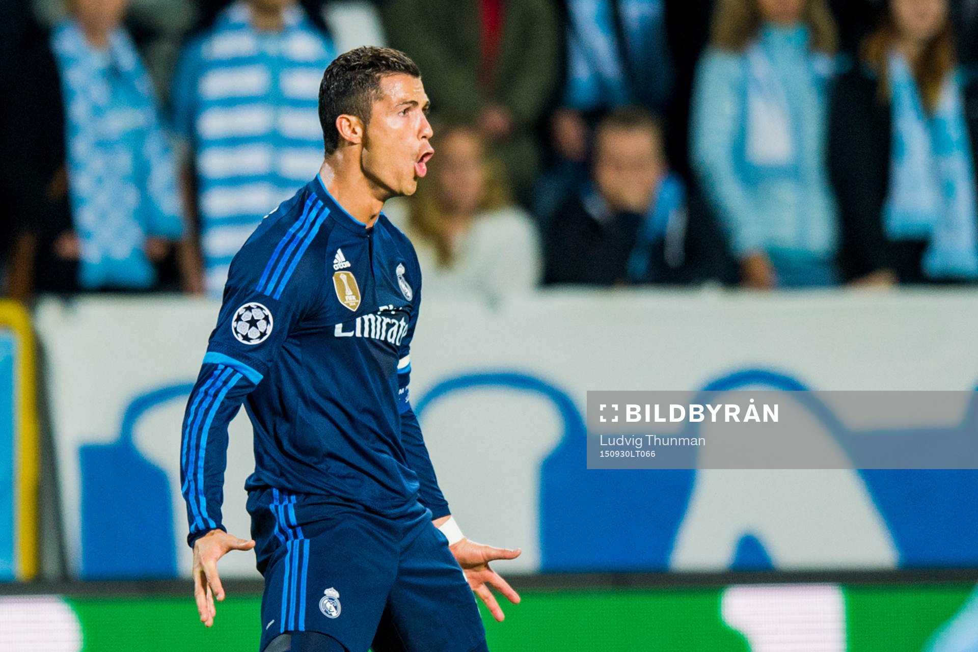 Real Madrids Cristiano Ronaldo jublar