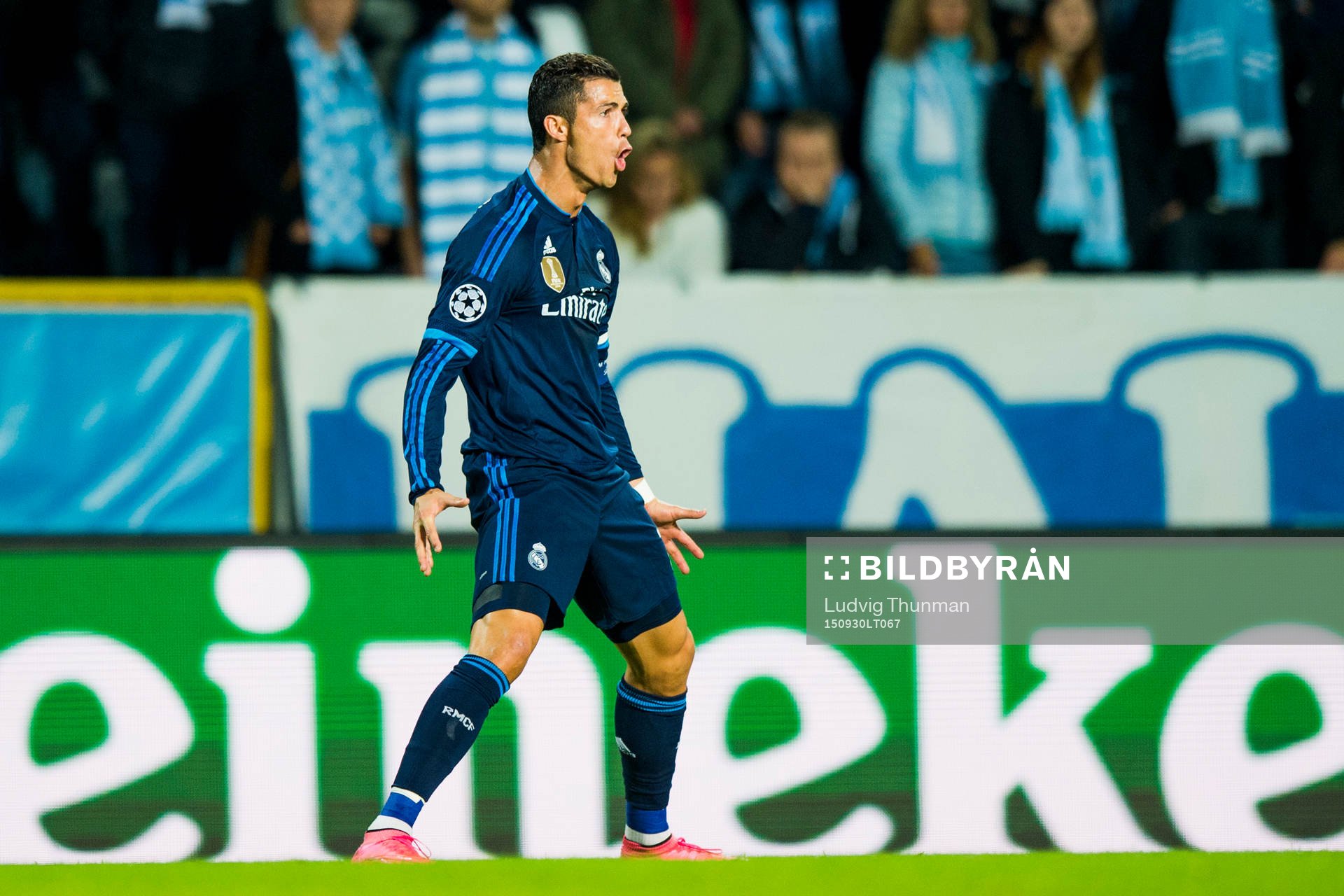 Real Madrids Cristiano Ronaldo jublar
