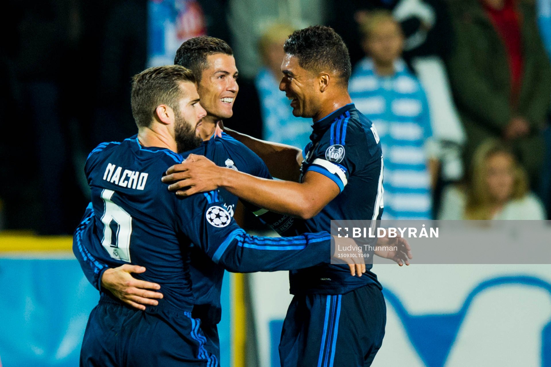 Real Madrids Cristiano Ronaldo jublar