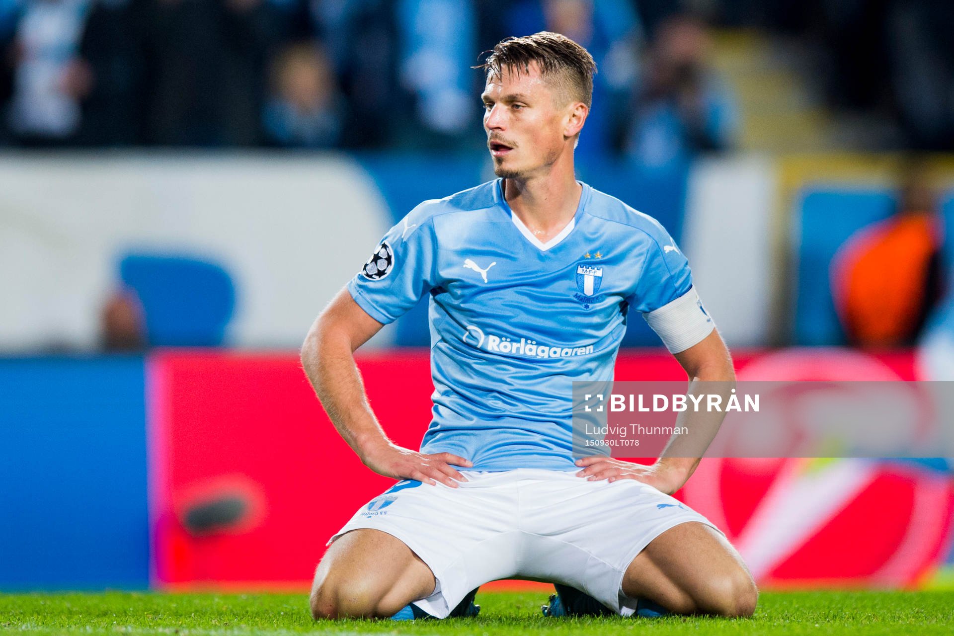 Malmö FFs Markus Rosenberg deppar
