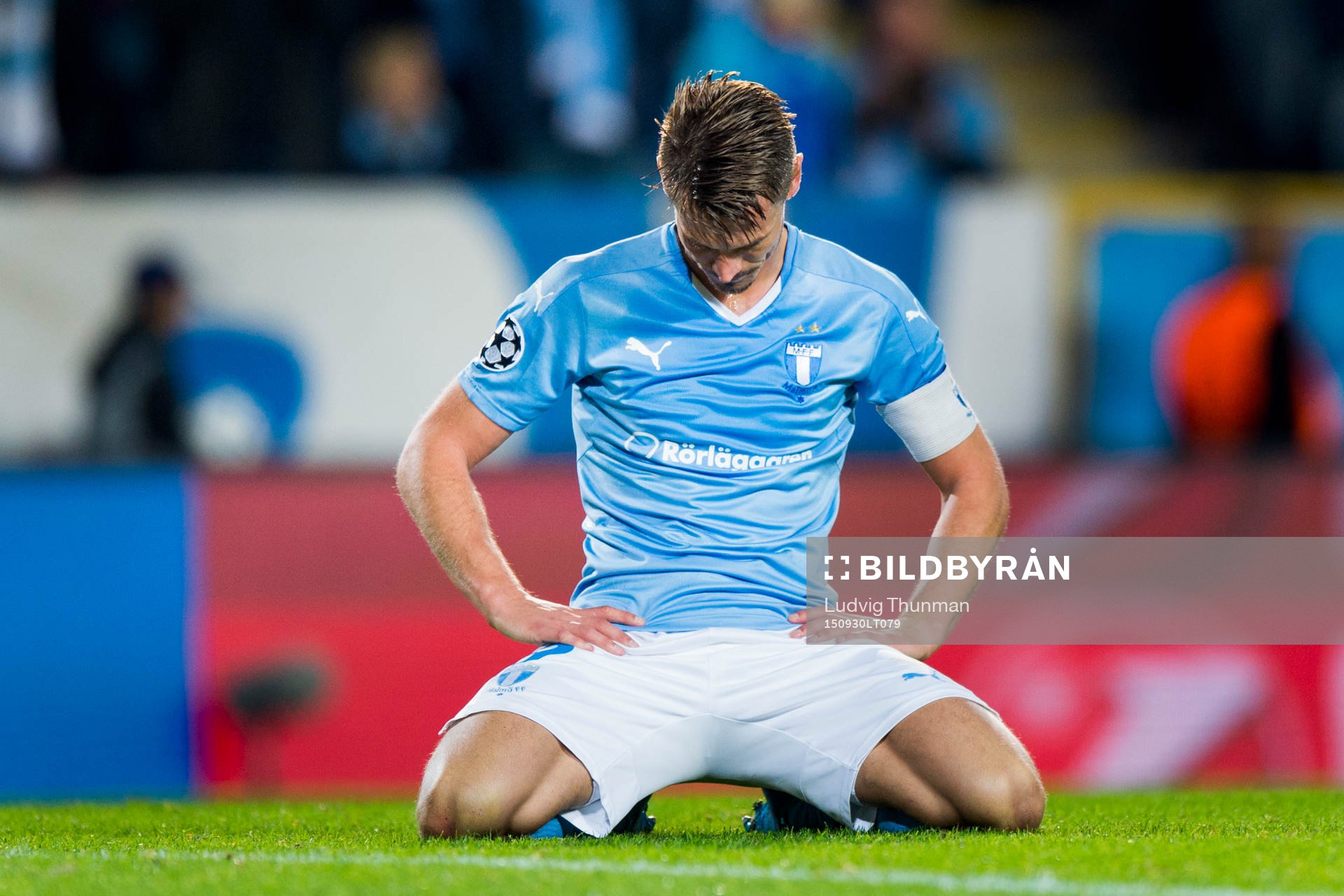 Malmö FFs Markus Rosenberg deppar