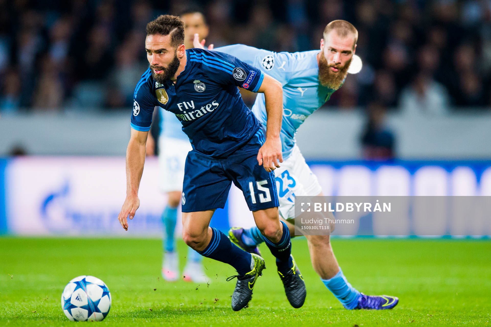Malmö FFs Jo Inge Berget jagar Real Madrids Daniel