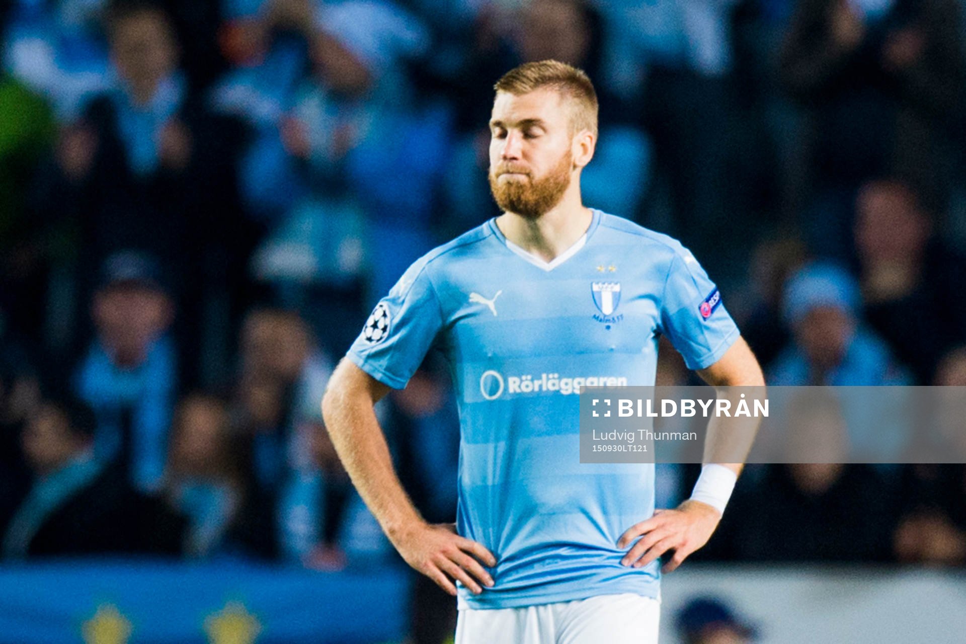 Malmö FFs Rasmus Bengtsson deppar